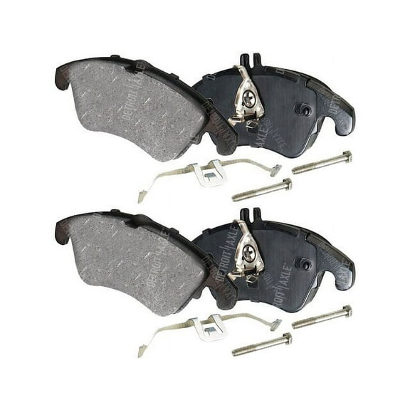 Front Brake Pad Set - Compatible with 2010 - 2011, 2015 - 2017 Mercedes-Benz E550 Coupe 2016