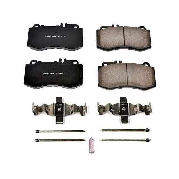 Front Brake Pad Set - Compatible with 2010 - 2011 Mercedes-Benz E550 Sedan