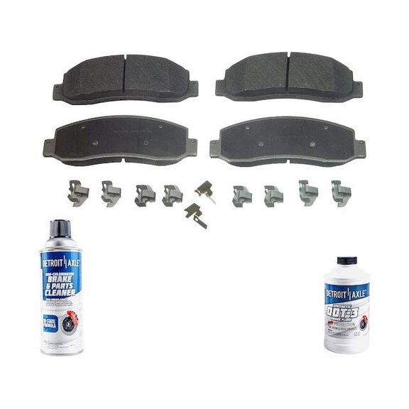 Front Brake Pad Set - Compatible with 2010 - 2012 Ford F-450 Super Duty 2011