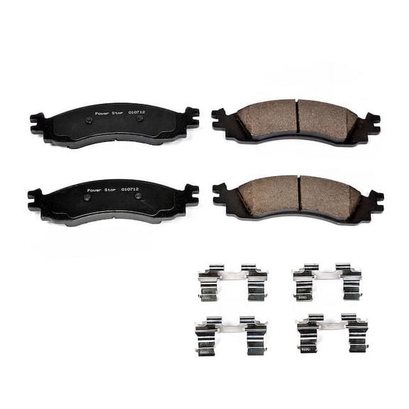 Front Brake Pad Set - Compatible with 2010 - 2012 Ford Taurus SHO 2011