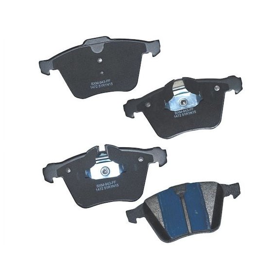 Front Brake Pad Set - Compatible with 2010 - 2015 Jaguar XJ 2011 2012 2013 2014