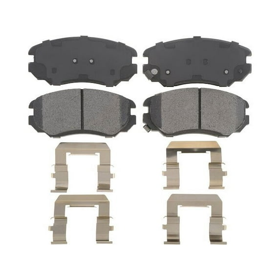 Front Brake Pad Set - Compatible with 2010 - 2016 Buick LaCrosse 2011 2012 2013 2014 2015