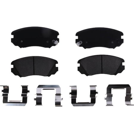 Front Brake Pad Set - Compatible with 2010 - 2017 Chevy Equinox 2011 2012 2013 2014 2015 2016