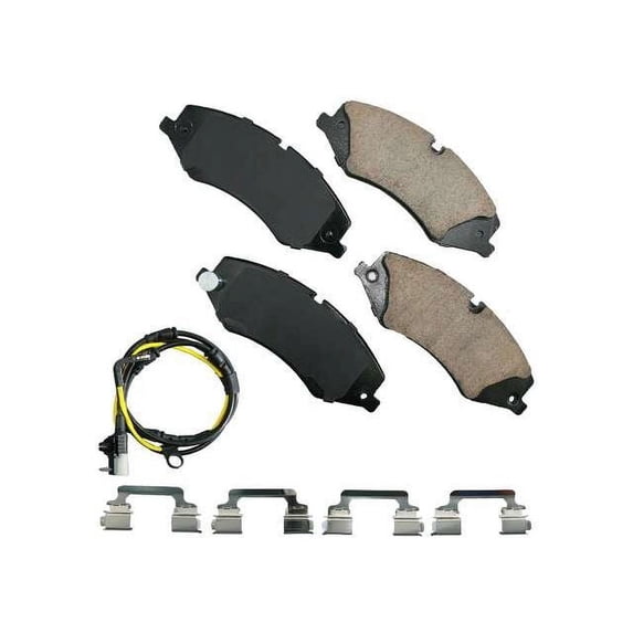 Front Brake Pad Set - Compatible with 2010 - 2017 Land Rover Range Rover Sport 2011 2012 2013 2014 2015 2016