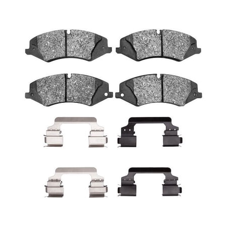 Front Brake Pad Set - Compatible with 2010 - 2017 Land Rover Range Rover Sport Td6 - Dynamic Friction