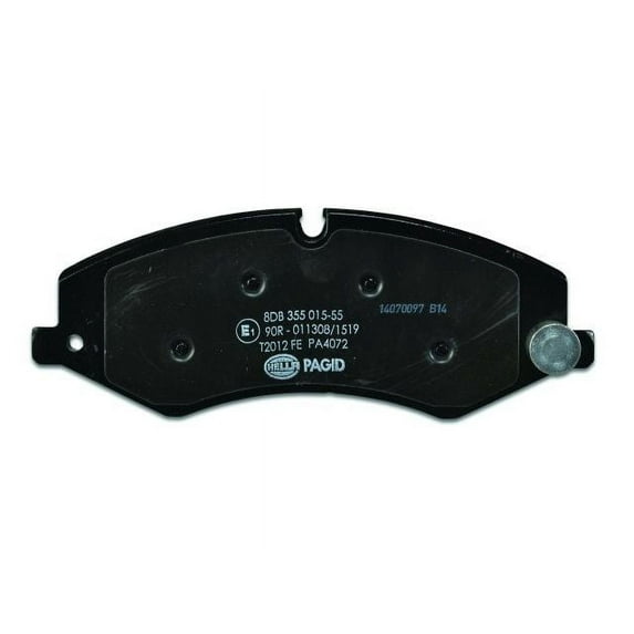Front Brake Pad Set - Compatible with 2010 - 2017 Land Rover Range Rover Sport VIN K FI Turbocharged Diesel 2011 2012 2013 2014 2015 2016