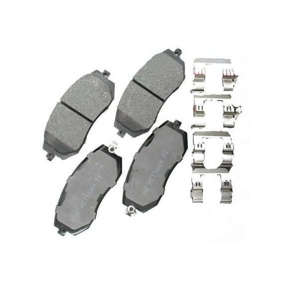 Front Brake Pad Set - Compatible with 2010 - 2018 Subaru Forester 2.5L H4 2011 2012 2013 2014 2015 2016 2017