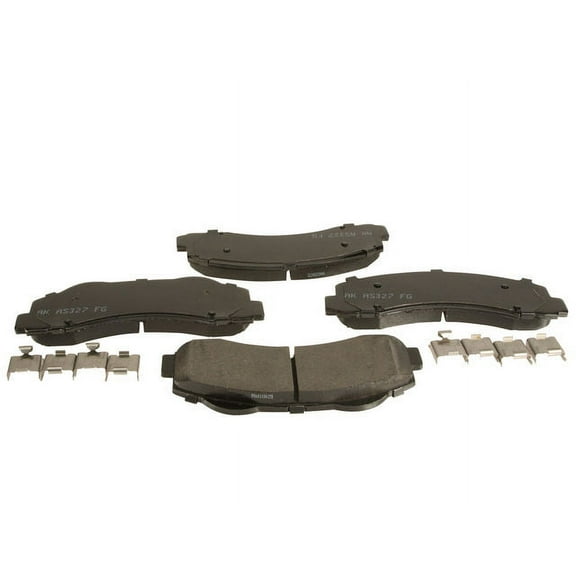 Front Brake Pad Set - Compatible with 2010 - 2020 Ford F-150 2011 2012 2013 2014 2015 2016 2017 2018 2019