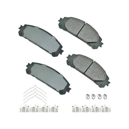 Front Brake Pad Set - Compatible with 2010 - 2022 RX350 AWD 3.5L V6 2011 2012 2013 2014 2015 2016 2017 2018 2019 2020 2021