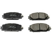 Front Brake Pad Set - Compatible with 2010 - 2022 Toyota Prius 2011 2012 2013 2014 2015 2016 2017 2018 2019 2020 2021