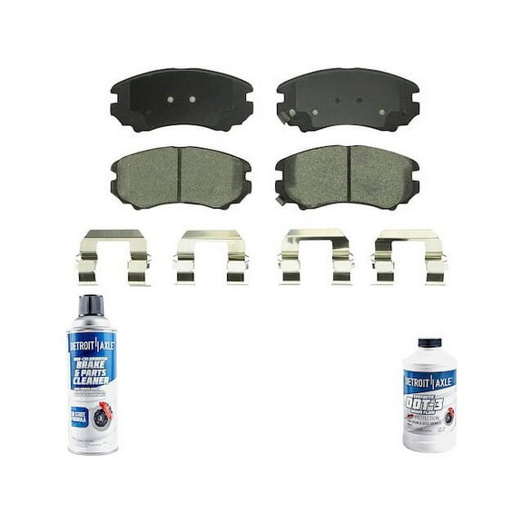 Front Brake Pad Set - Compatible with 2010 Saab 9-5 Aero