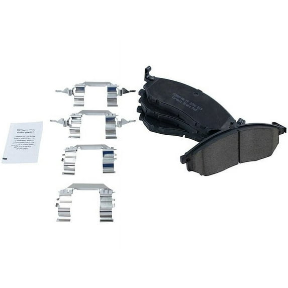 Front Brake Pad Set - Compatible with 2011 - 2013 INFINITI M37 2012