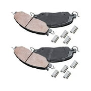 Front Brake Pad Set - Compatible with 2011 - 2014 Ford Mustang 2012 2013