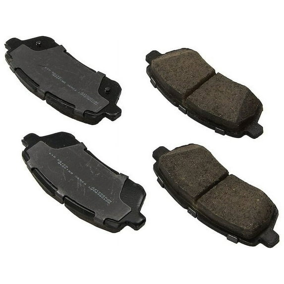 Front Brake Pad Set - Compatible with 2011 - 2014 Mazda 2 2012 2013