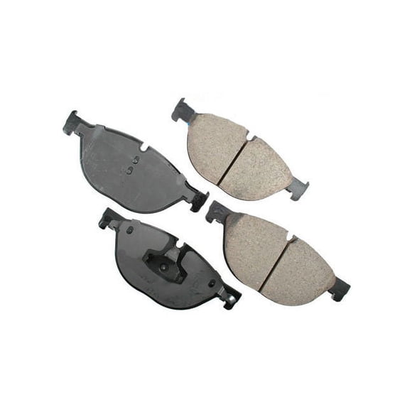 Front Brake Pad Set - Compatible with 2011 - 2017 BMW 535i GT xDrive 2012 2013 2014 2015 2016