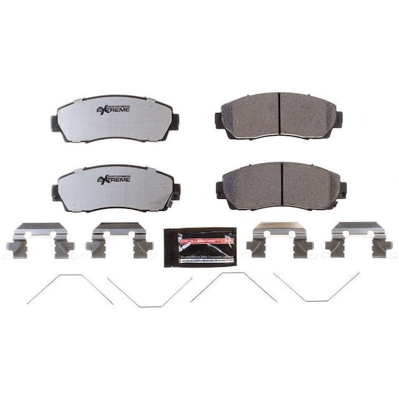 Front Brake Pad Set - Compatible with 2011 - 2017 Honda Odyssey - Power Stop