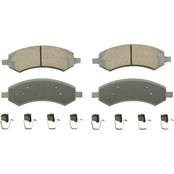 Front Brake Pad Set - Compatible with 2011 - 2018 Ram 1500 2012 2013 2014 2015 2016 2017