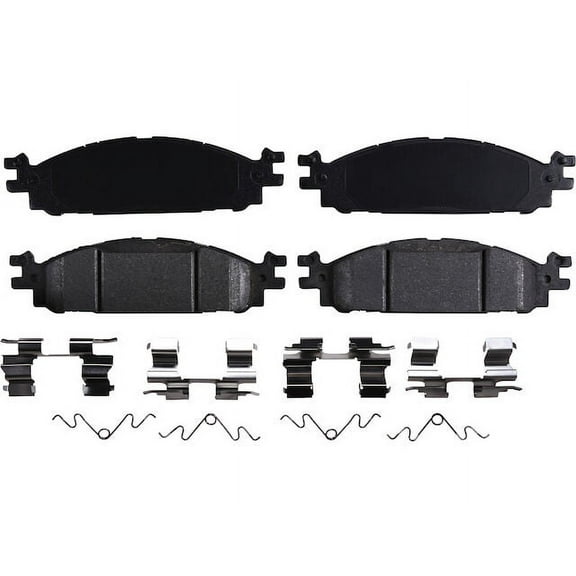 Front Brake Pad Set - Compatible with 2011 - 2019 Ford Explorer 2012 2013 2014 2015 2016 2017 2018