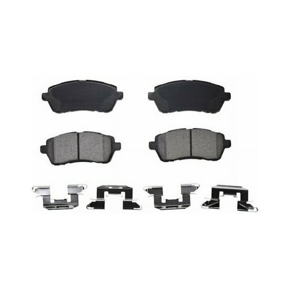Front Brake Pad Set - Compatible with 2011 - 2019 Ford Fiesta 2012 2013 2014 2015 2016 2017 2018