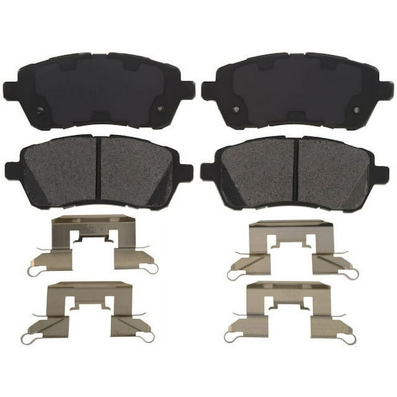 Front Brake Pad Set - Compatible with 2011 - 2019 Ford Fiesta 2012 2013 2014 2015 2016 2017 2018