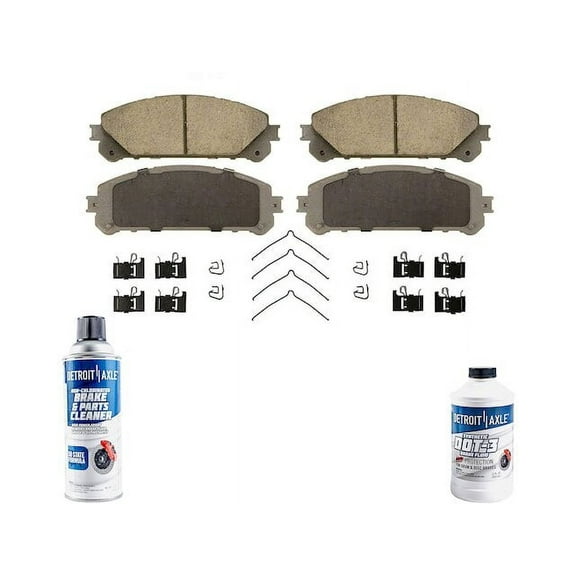 Front Brake Pad Set - Compatible with 2011 - 2020 Toyota Sienna 2012 2013 2014 2015 2016 2017 2018 2019