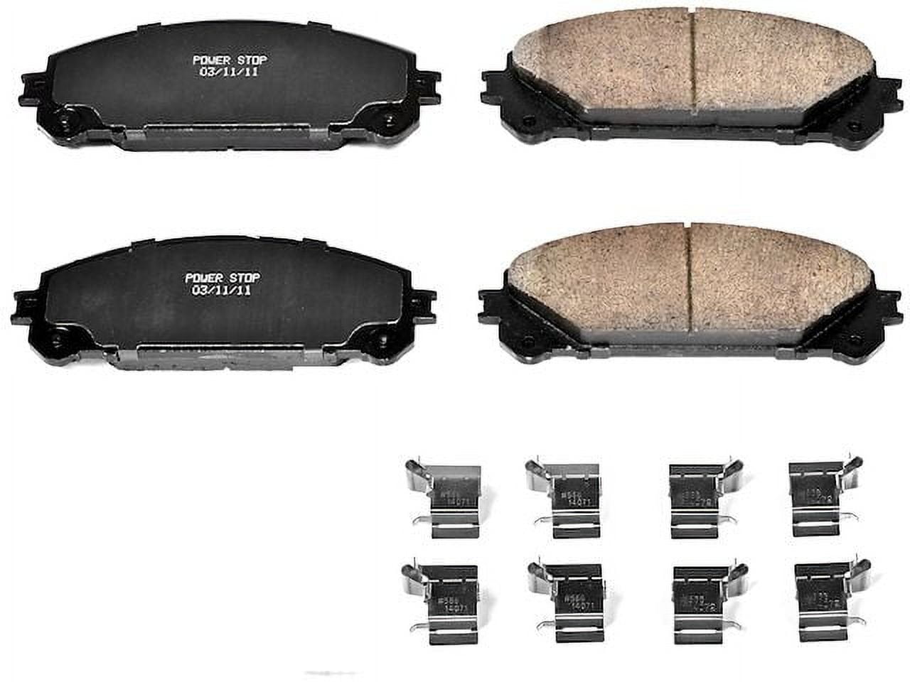 Front Brake Pad Set - Compatible with 2011 - 2020 Toyota Sienna 2012 ...