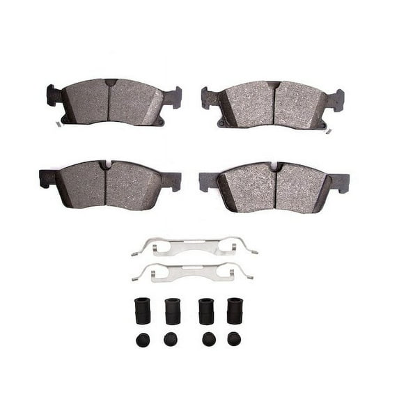 Front Brake Pad Set - Compatible with 2011 - 2021 Jeep Grand Cherokee 2012 2013 2014 2015 2016 2017 2018 2019 2020