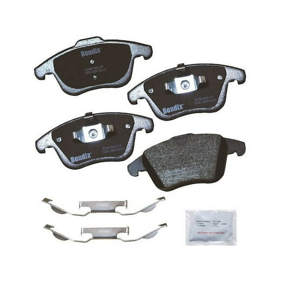Front Brake Pad Set - Compatible with 2012 - 2015 Land Rover Range Rover Evoque 2013 2014