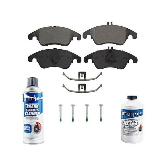 Front Brake Pad Set - Compatible with 2012 - 2016 Mercedes-Benz SLK350 Base 2013 2014 2015