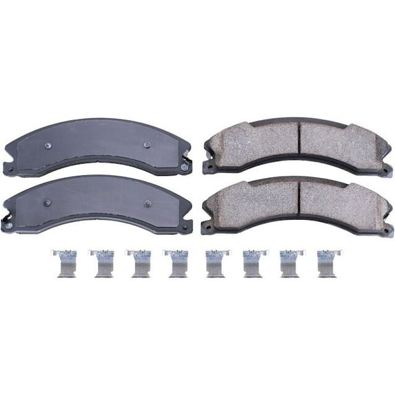 Front Brake Pad Set - Compatible with 2012 - 2019 Chevy Silverado 3500 HD 2013 2014 2015 2016 2017 2018