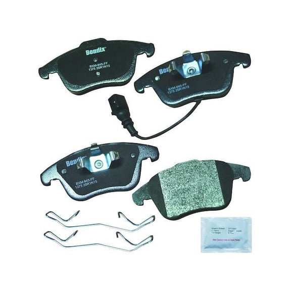 Front Brake Pad Set - Compatible with 2012 - 2020 Volkswagen Passat 2013 2014 2015 2016 2017 2018 2019