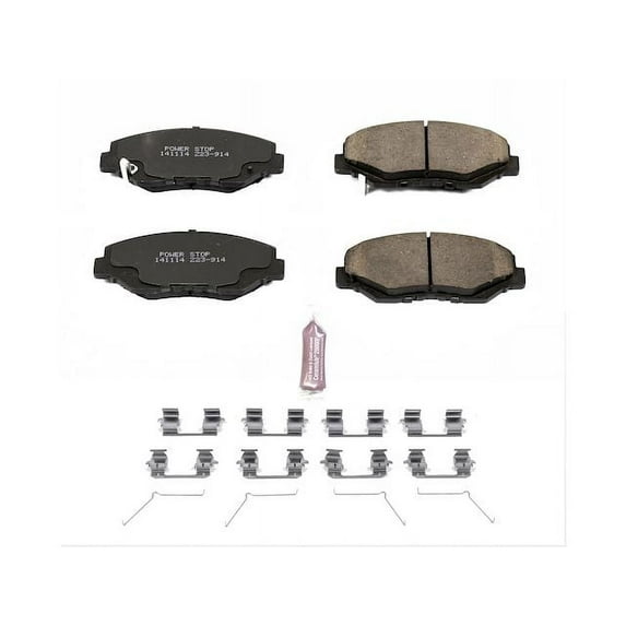 Front Brake Pad Set - Compatible with 2012 - 2021 Honda Civic 2013 2014 2015 2016 2017 2018 2019 2020