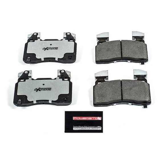 Front Brake Pad Set - Compatible with 2012 - 2021 Tesla S 2013 2014 2015 2016 2017 2018 2019 2020