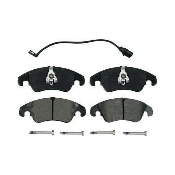 Front Brake Pad Set - Compatible with 2013 - 2015 Audi A6 Quattro 2.0L 4-Cylinder 2014
