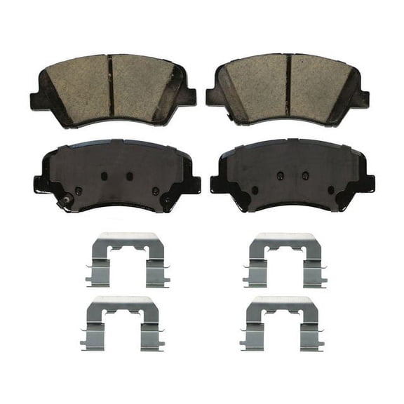 Front Brake Pad Set - Compatible with 2013 - 2015 Hyundai Elantra 2014