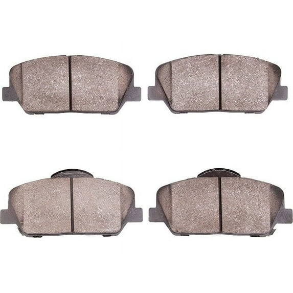 Front Brake Pad Set - Compatible with 2013 - 2015 Hyundai Veloster - Dynamic Friction