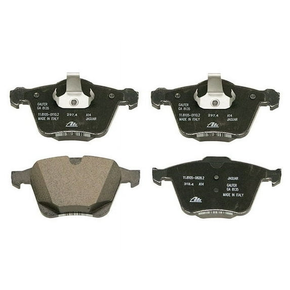 Front Brake Pad Set - Compatible with 2013 - 2015 Jaguar XF 3.0L V6 2014