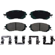 Front Brake Pad Set - Compatible with 2013 - 2015 Subaru XV Crosstrek 2014