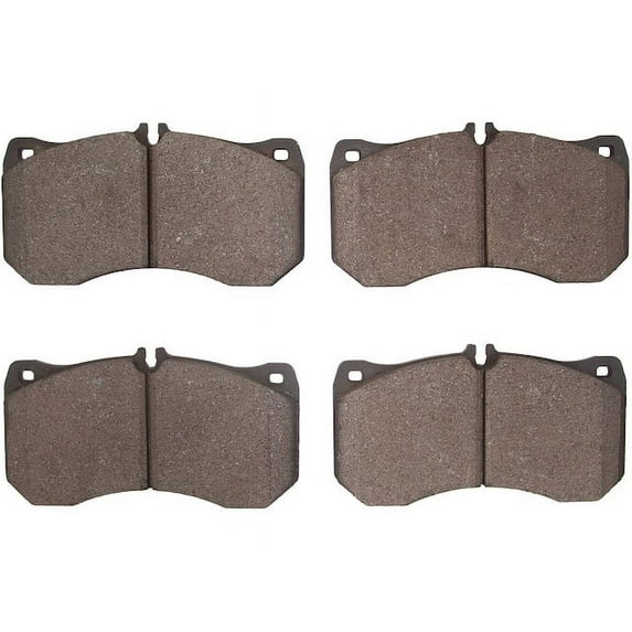 Front Brake Pad Set - Compatible with 2013 - 2018 Audi S8 2014 2015 2016 2017