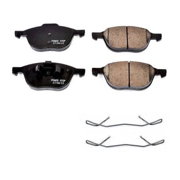 Front Brake Pad Set - Compatible with 2013 - 2018 Ford C-Max 2014 2015 2016 2017