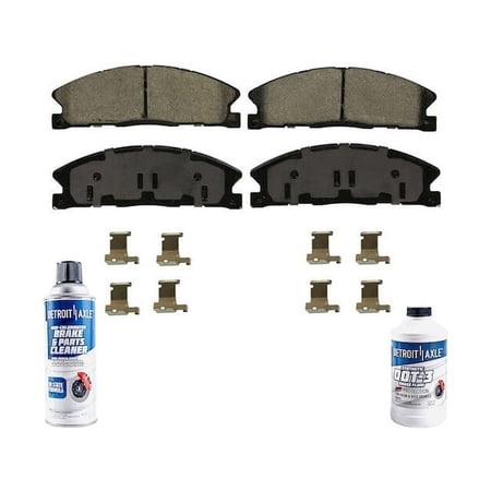 Front Brake Pad Set - Compatible with 2013 - 2019 Ford Explorer 2014 2015 2016 2017 2018