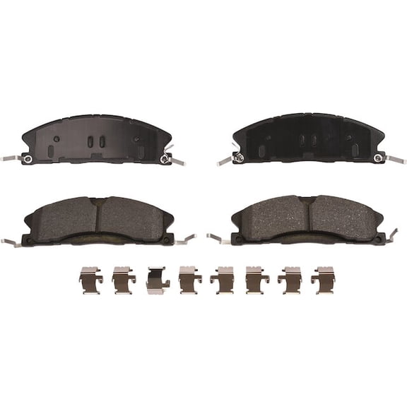Front Brake Pad Set - Compatible with 2013 - 2019 Ford Taurus SHO 2014 2015 2016 2017 2018