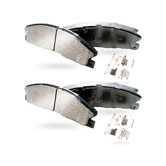 Front Brake Pad Set - Compatible with 2013 - 2019 Lincoln MKT 2014 2015 2016 2017 2018