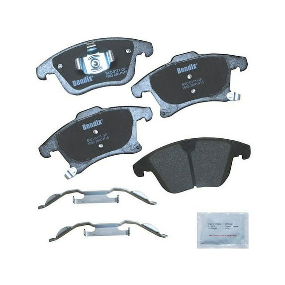 Front Brake Pad Set - Compatible with 2013 - 2020 Ford Fusion 2014 2015 2016 2017 2018 2019