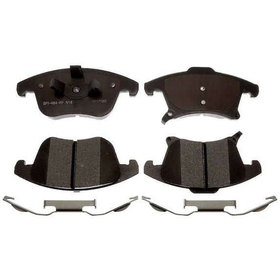 Front Brake Pad Set - Compatible with 2013 - 2020 Ford Fusion 2014 2015 2016 2017 2018 2019