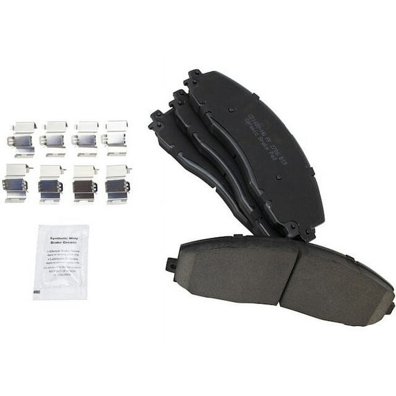 Front Brake Pad Set - Compatible with 2013 - 2021 Ford F-250 Super Duty 2014 2015 2016 2017 2018 2019 2020