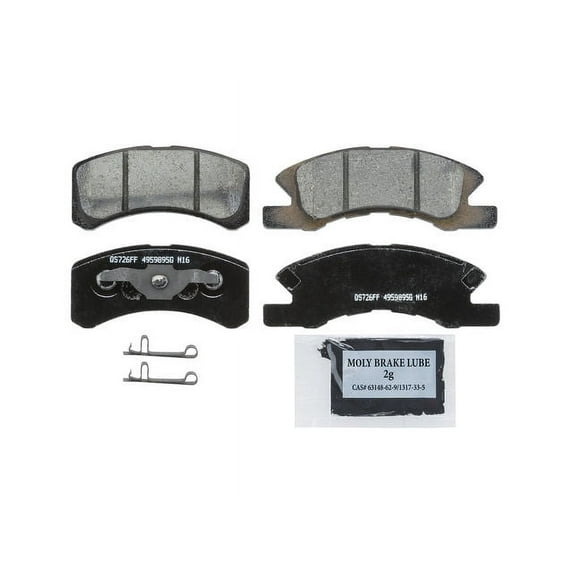 Front Brake Pad Set - Compatible with 2014 - 2015, 2017 - 2019 Mitsubishi Mirage 2018