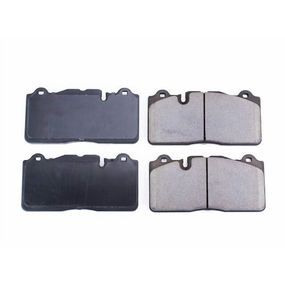Front Brake Pad Set - Compatible with 2014 - 2015 Chevrolet Camaro Z/28 7.0L V8 - Power Stop