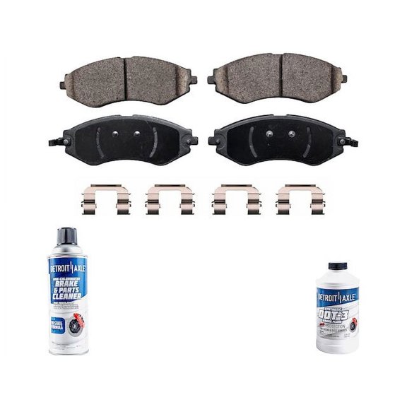 Front Brake Pad Set - Compatible with 2014 - 2016 Chevy Spark EV 2015