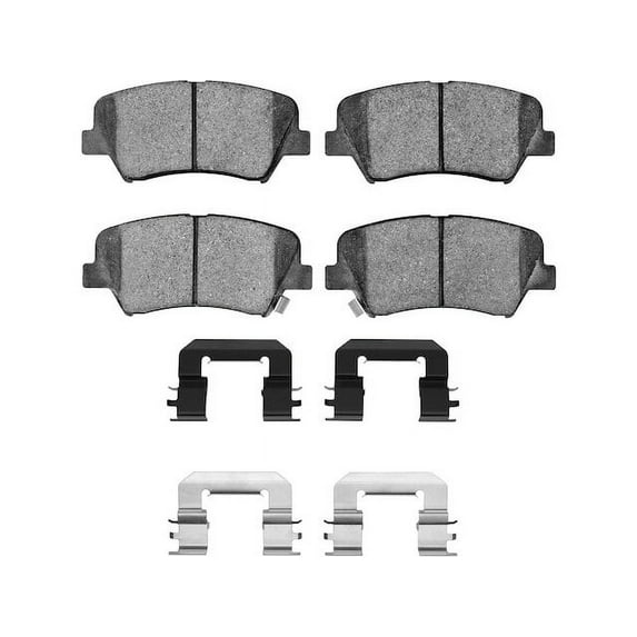 Front Brake Pad Set - Compatible with 2014 - 2016 Kia Forte 2015